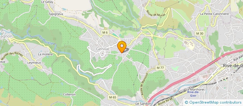 localisation de l'entreprise MONSIEUR OLIVIER POTIER  GENILAC