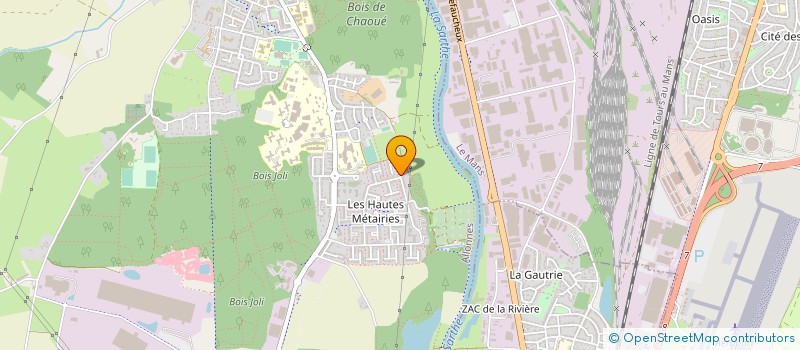 localisation de l'entreprise MONSIEUR OLIVIER POTIER  ALLONNES