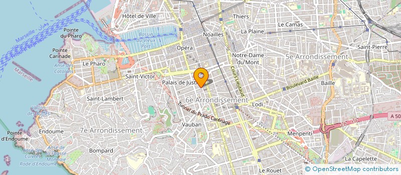 localisation de l'entreprise MONSIEUR OLIVIER POTIER  MARSEILLE