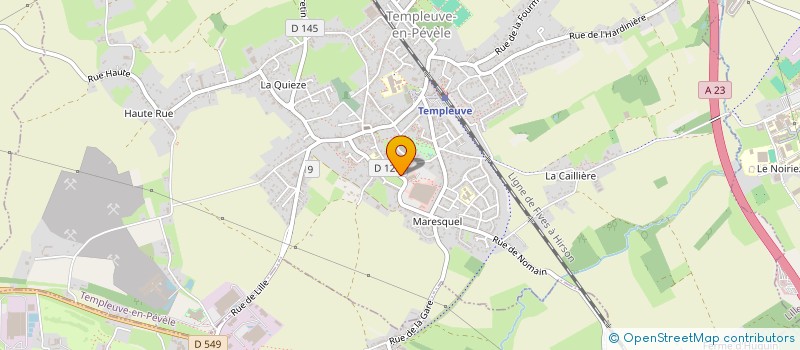 localisation de l'entreprise MONSIEUR OLIVIER POUILLY  TEMPLEUVE-EN-PEVELE