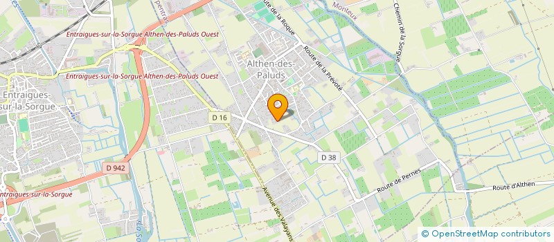 localisation de l'entreprise MONSIEUR OLIVIER POULAIN  ALTHEN-DES-PALUDS