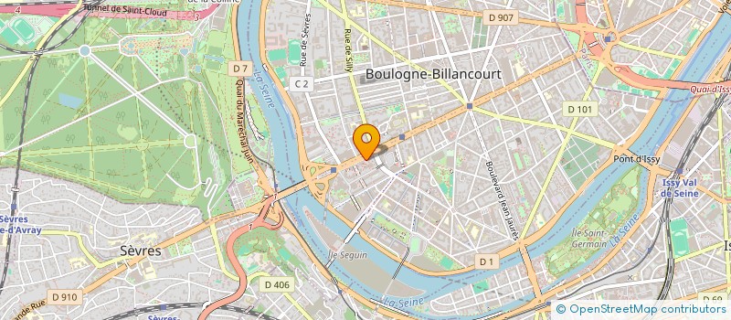 localisation de l'entreprise MONSIEUR OLIVIER POULIZAC à BOULOGNE-BILLANCOURT