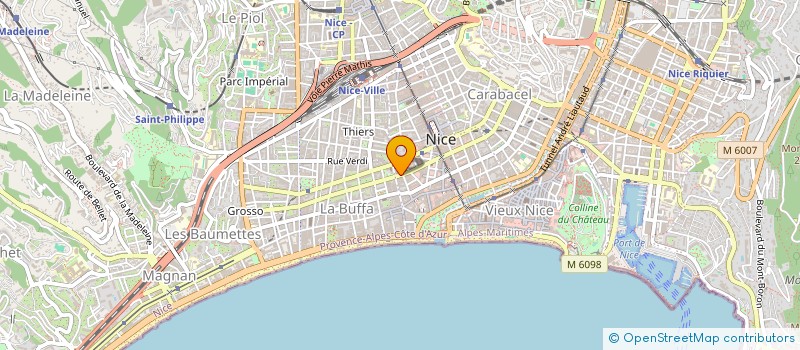 localisation de l'entreprise MONSIEUR OLIVIER POUMARAT à NICE