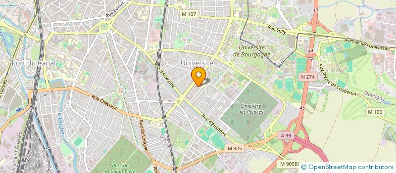 localisation de l'entreprise MONSIEUR OLIVIER POUPIN à DIJON