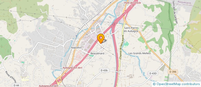 localisation de l'entreprise MONSIEUR OLIVIER POURTAL à AUBAGNE