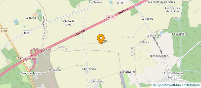 localisation de l'entreprise MONSIEUR OLIVIER POUSSE  AVERDON