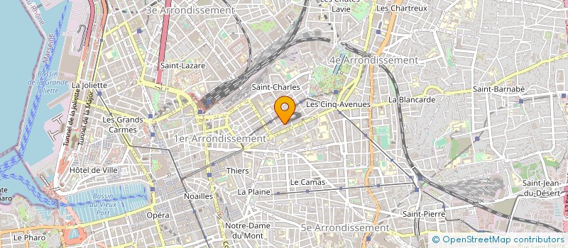 localisation de l'entreprise MONSIEUR OLIVIER POUSSIN à MARSEILLE