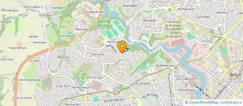 localisation de l'entreprise MONSIEUR OLIVIER POUTHIER à BREST