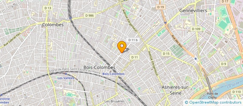 localisation de l'entreprise MONSIEUR OLIVIER PRACHE à BOIS-COLOMBES