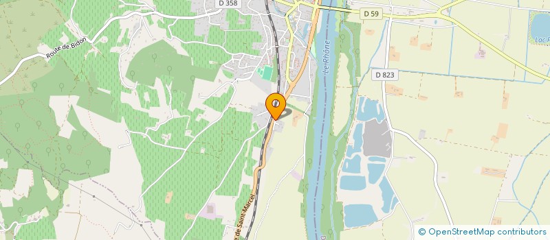 localisation de l'entreprise MONSIEUR OLIVIER PRADAL  BOURG-SAINT-ANDEOL