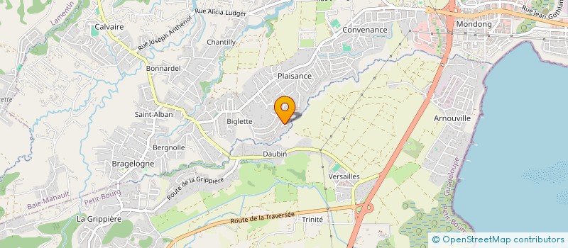 localisation de l'entreprise MONSIEUR OLIVIER PRADEL  BAIE MAHAULT