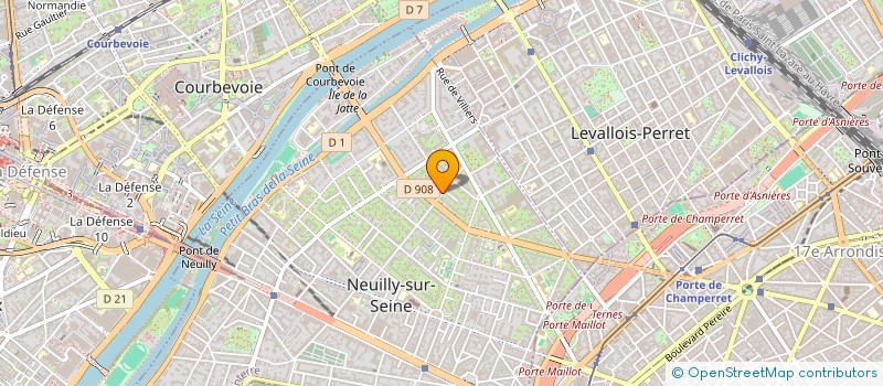 localisation de l'entreprise MONSIEUR OLIVIER PRAT à NEUILLY-SUR-SEINE