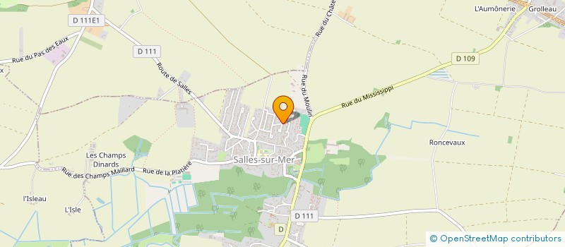 localisation de l'entreprise MONSIEUR OLIVIER PRAVERT  SALLES-SUR-MER