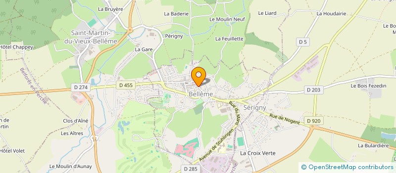localisation de l'entreprise MONSIEUR OLIVIER PREMOLI à BELLEME