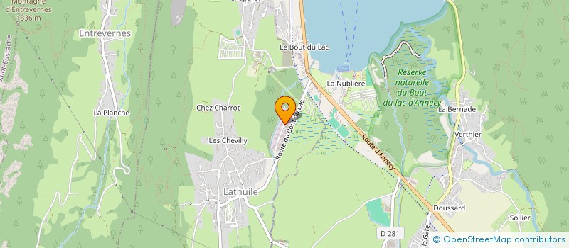 localisation de l'entreprise MONSIEUR OLIVIER PRIETO  LATHUILE