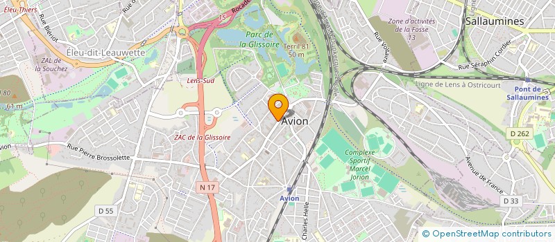 localisation de l'entreprise MONSIEUR OLIVIER PRIEURET à AVION