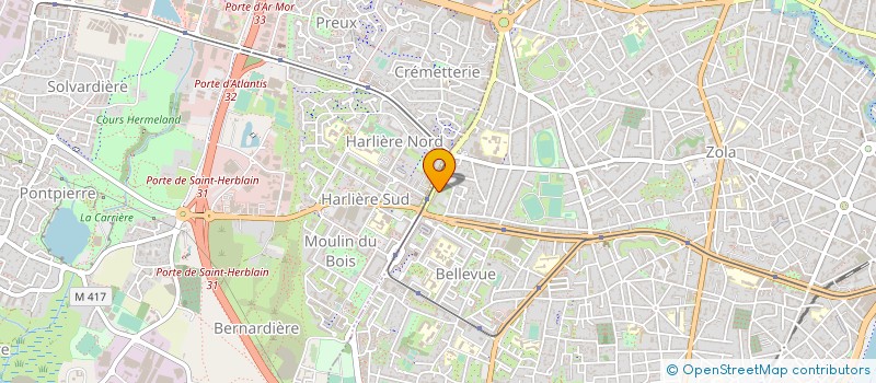 localisation de l'entreprise MONSIEUR OLIVIER PRISO à NANTES