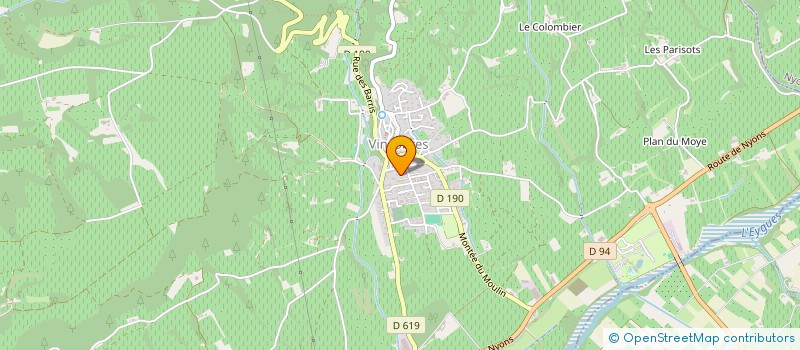 localisation de l'entreprise MONSIEUR OLIVIER PROAL  VINSOBRES