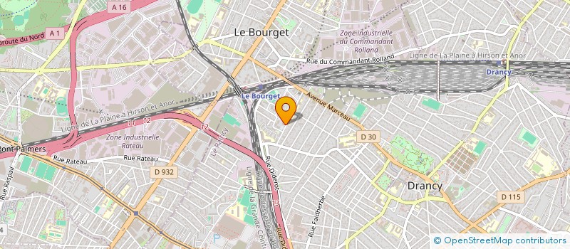 localisation de l'entreprise MONSIEUR OLIVIER PROMENEUR à DRANCY
