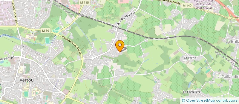 localisation de l'entreprise MONSIEUR OLIVIER PROST  VERTOU