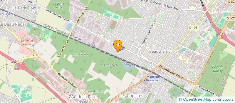 localisation de l'entreprise MONSIEUR OLIVIER PROT  BEAUCHAMP