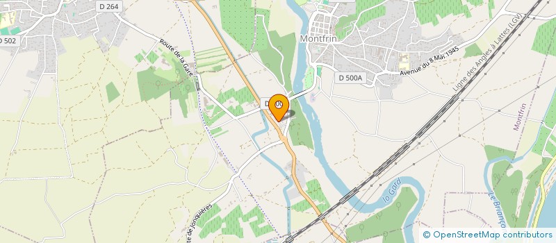 localisation de l'entreprise MONSIEUR OLIVIER PROTIN  MONTFRIN