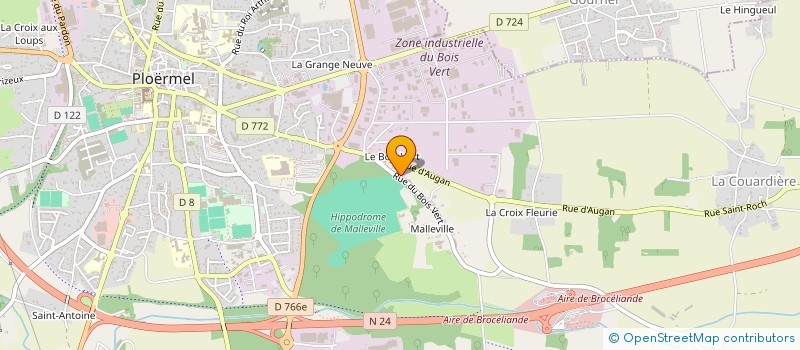 localisation de l'entreprise MONSIEUR OLIVIER PROVOST à PLOERMEL