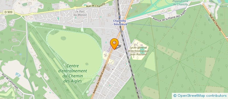 localisation de l'entreprise MONSIEUR OLIVIER PRUD'HOMME  CHANTILLY