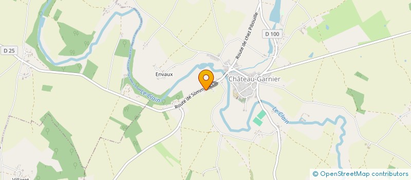 localisation de l'entreprise MONSIEUR OLIVIER PRUDHOMME  CHATEAU-GARNIER