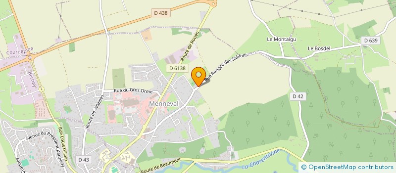 localisation de l'entreprise MONSIEUR OLIVIER PRUNIER  MENNEVAL