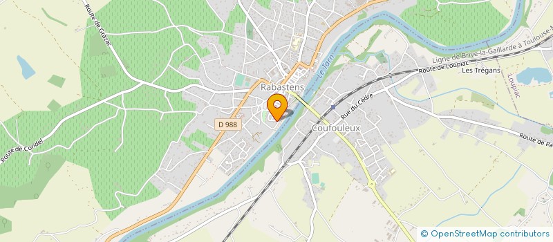 localisation de l'entreprise MONSIEUR OLIVIER PUECH  RABASTENS