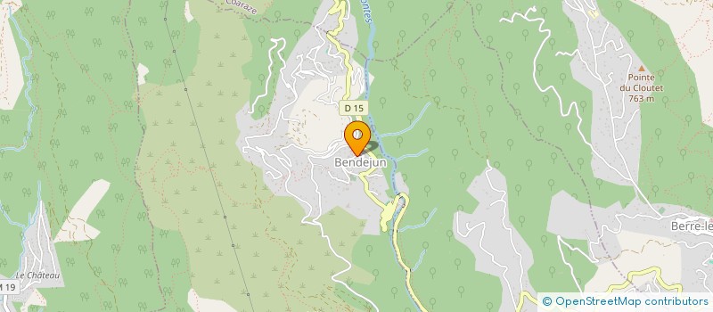 localisation de l'entreprise MONSIEUR OLIVIER PUJOL  BENDEJUN