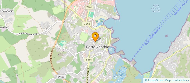 localisation de l'entreprise MONSIEUR OLIVIER QUARRE  PORTO-VECCHIO