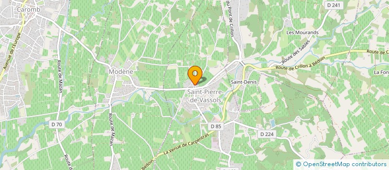 localisation de l'entreprise MONSIEUR OLIVIER QUAY  SAINT-PIERRE-DE-VASSOLS