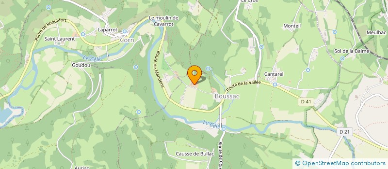 localisation de l'entreprise MONSIEUR OLIVIER QUERCY  CORN