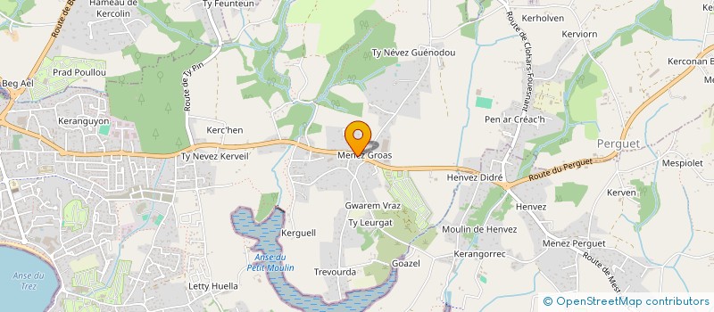 localisation de l'entreprise MONSIEUR OLIVIER QUERE  BENODET