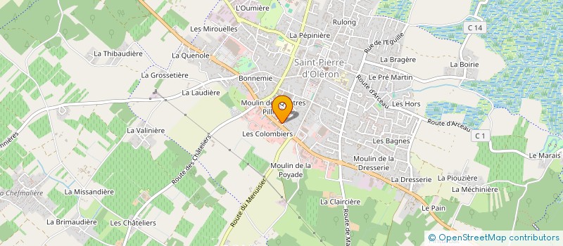 localisation de l'entreprise MONSIEUR OLIVIER QUESNEL  SAINT-PIERRE-D'OLERON