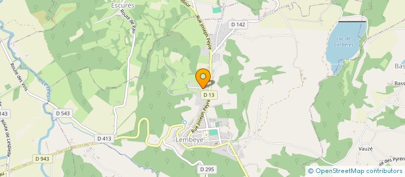 localisation de l'entreprise MONSIEUR OLIVIER QUESTEL  LEMBEYE