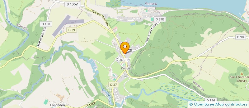 localisation de l'entreprise MONSIEUR OLIVIER QUILLOT  DOUCIER