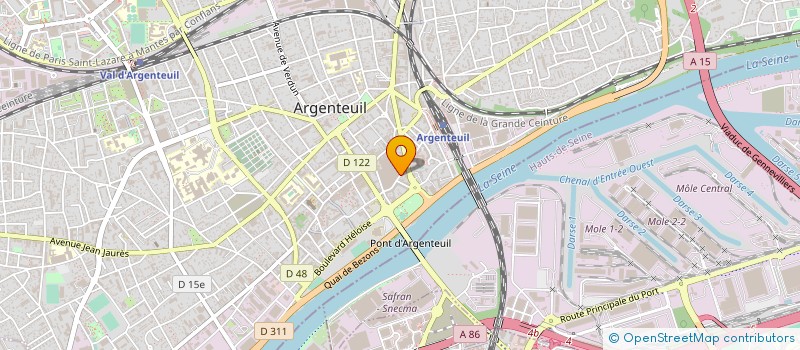 localisation de l'entreprise MONSIEUR OLIVIER RABY à ARGENTEUIL