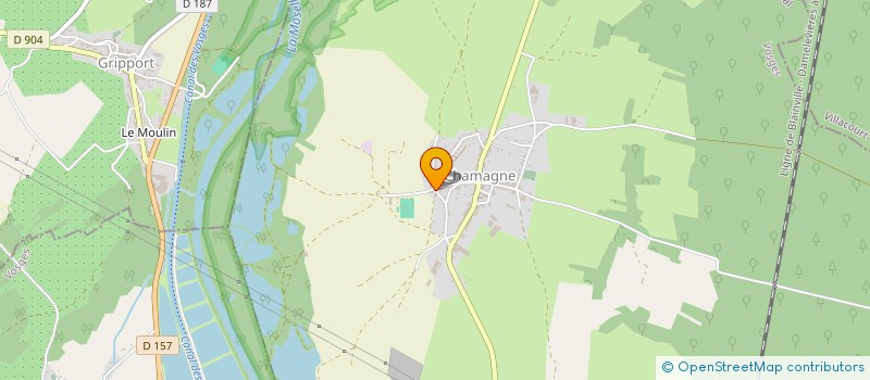 localisation de l'entreprise MONSIEUR OLIVIER RACAT  CHAMAGNE