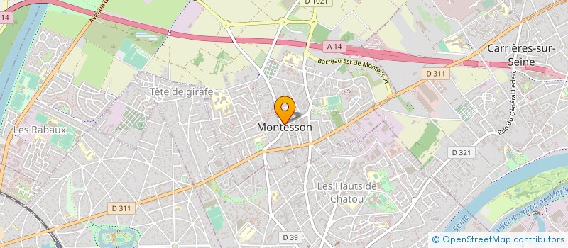 localisation de l'entreprise MONSIEUR OLIVIER RADHOUANE à MONTESSON