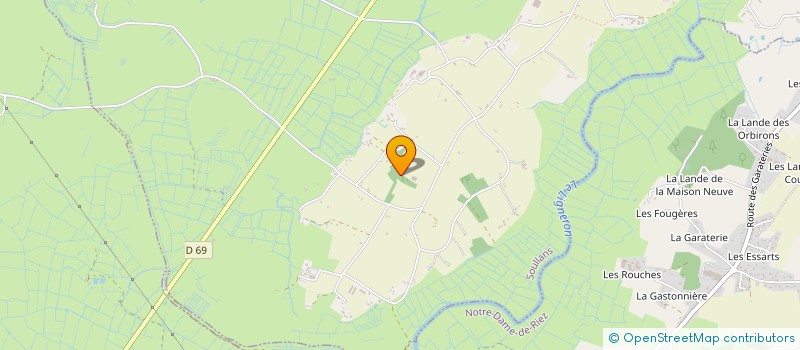 localisation de l'entreprise MONSIEUR OLIVIER RAFFIN à CHALLANS