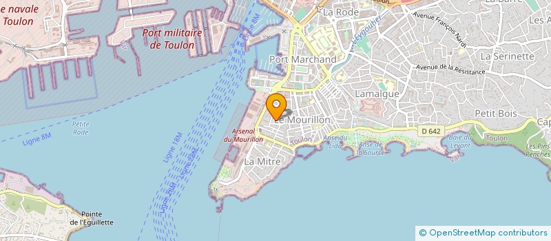 localisation de l'entreprise MONSIEUR OLIVIER RAFFIN  TOULON