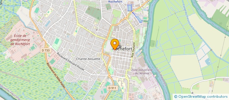 localisation de l'entreprise MONSIEUR OLIVIER RAGUENEAU  ROCHEFORT