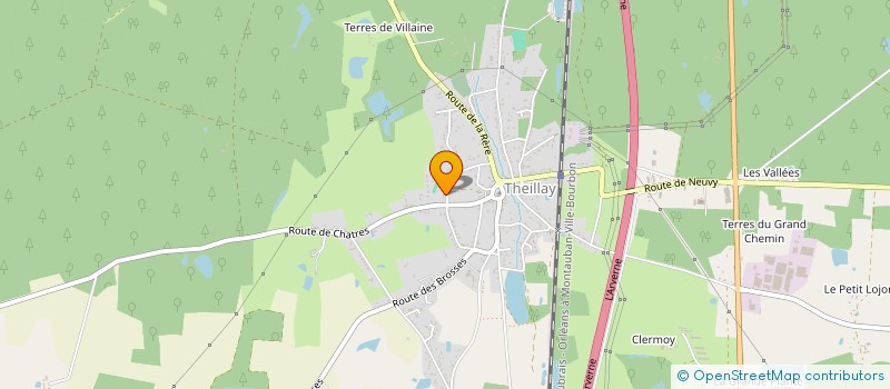 localisation de l'entreprise MONSIEUR OLIVIER RAGUIN  THEILLAY