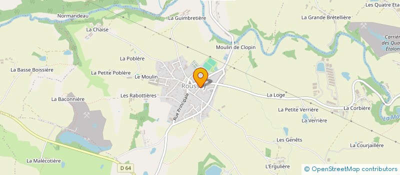 localisation de l'entreprise MONSIEUR OLIVIER RAHARD à SEVREMOINE