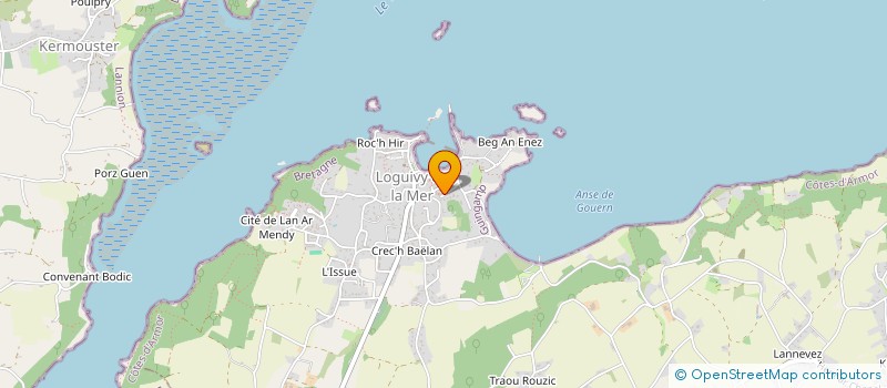 localisation de l'entreprise MONSIEUR OLIVIER RAITIERE  PLOUBAZLANEC