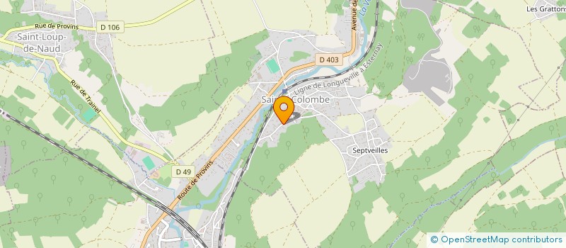 localisation de l'entreprise MONSIEUR OLIVIER RAJOELINA ANDRIANTSILAVO  SAINTE-COLOMBE