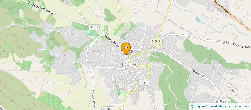 localisation de l'entreprise MONSIEUR OLIVIER RAJON  EGUILLES